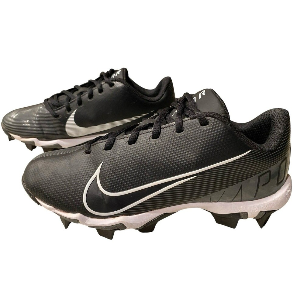 Nike Vapor Ultrafly 3 Keystone Youth Baseball Cleats Black White Size 6Y